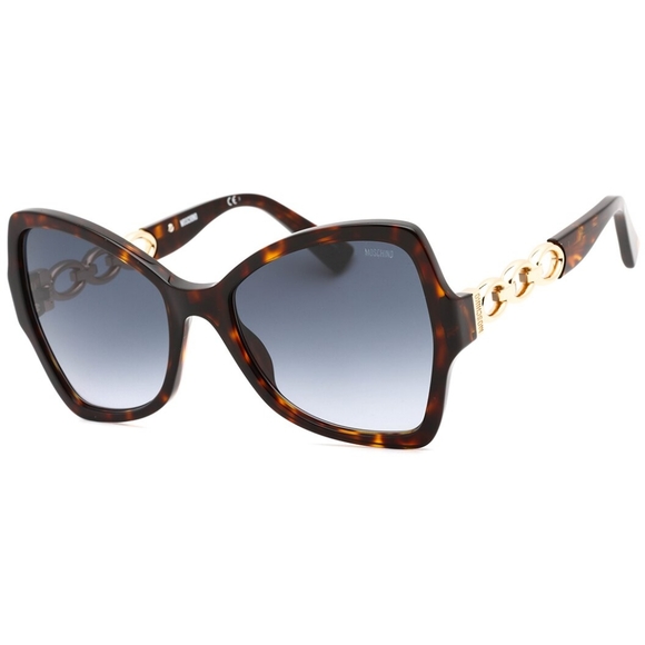 MOSCHINO- MOS099/S SUNGLASSES HVN/DARK GREY SF WOMEN'S - Picture 8 of 12
